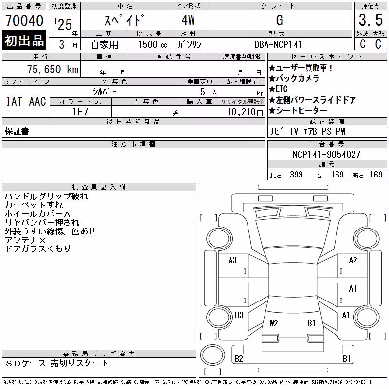 TOYOTA SPADE