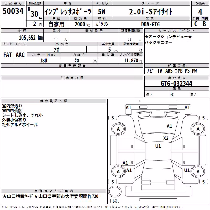 SUBARU IMPREZA