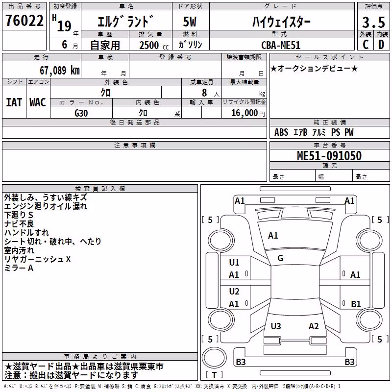 NISSAN ELGRAND