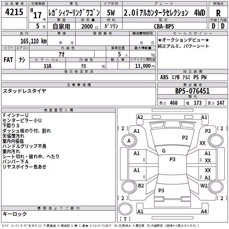 SUBARU LEGACY