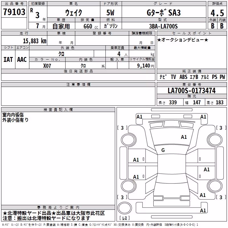 DAIHATSU WAKE