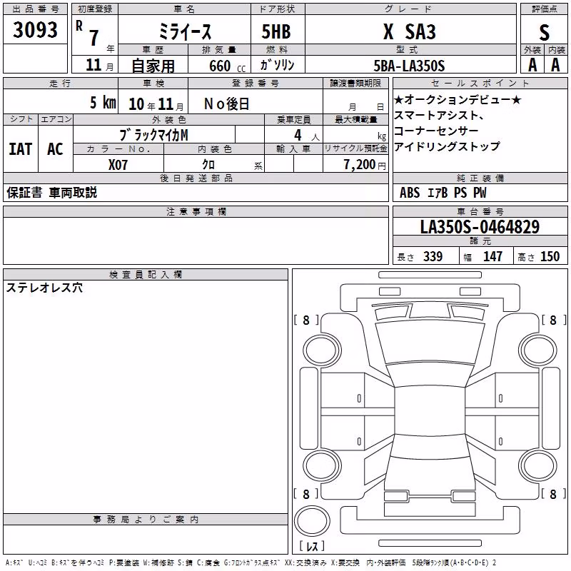 DAIHATSU MIRA E:S
