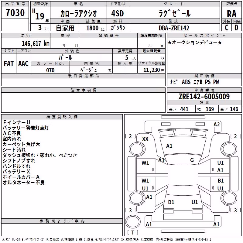 TOYOTA COROLLA AXIO