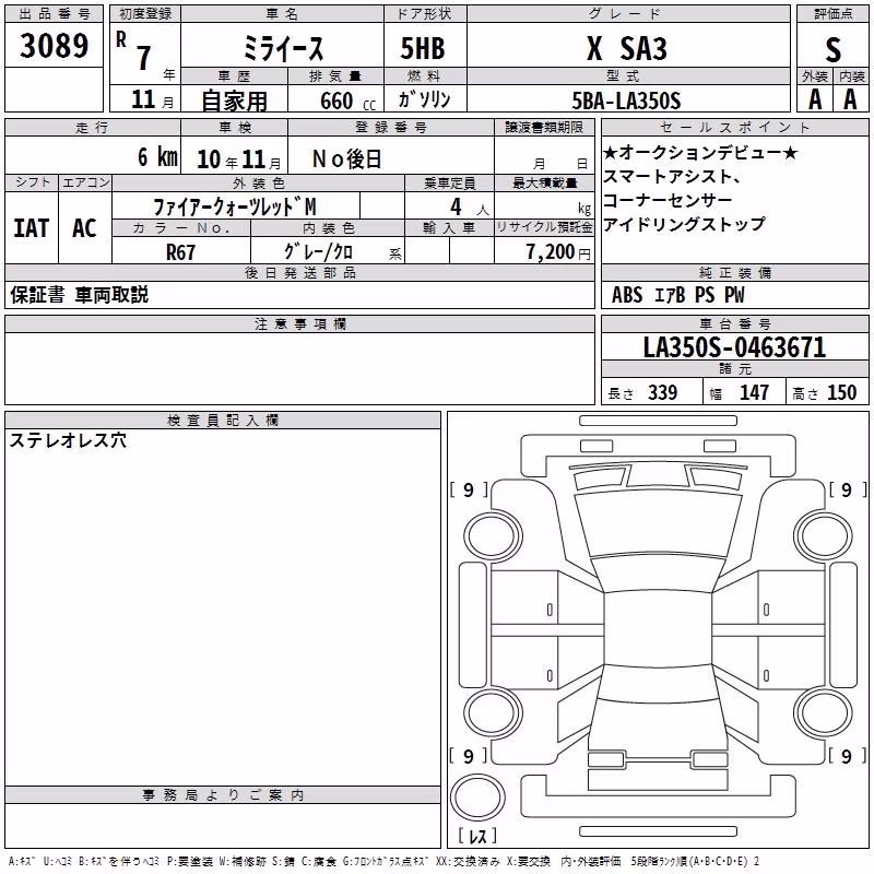 DAIHATSU MIRA E:S