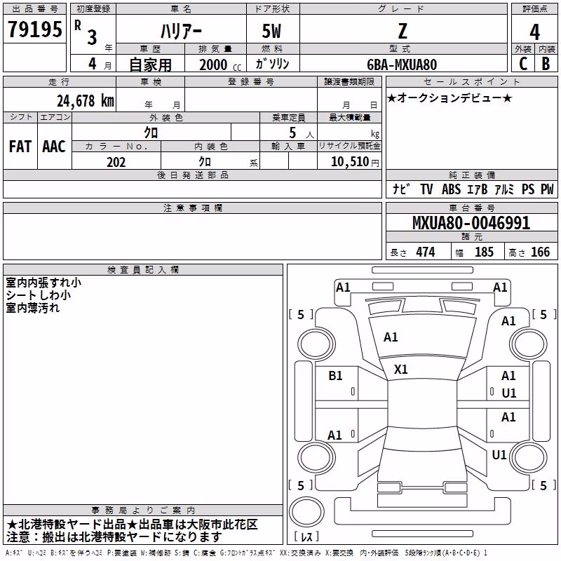 TOYOTA HARRIER