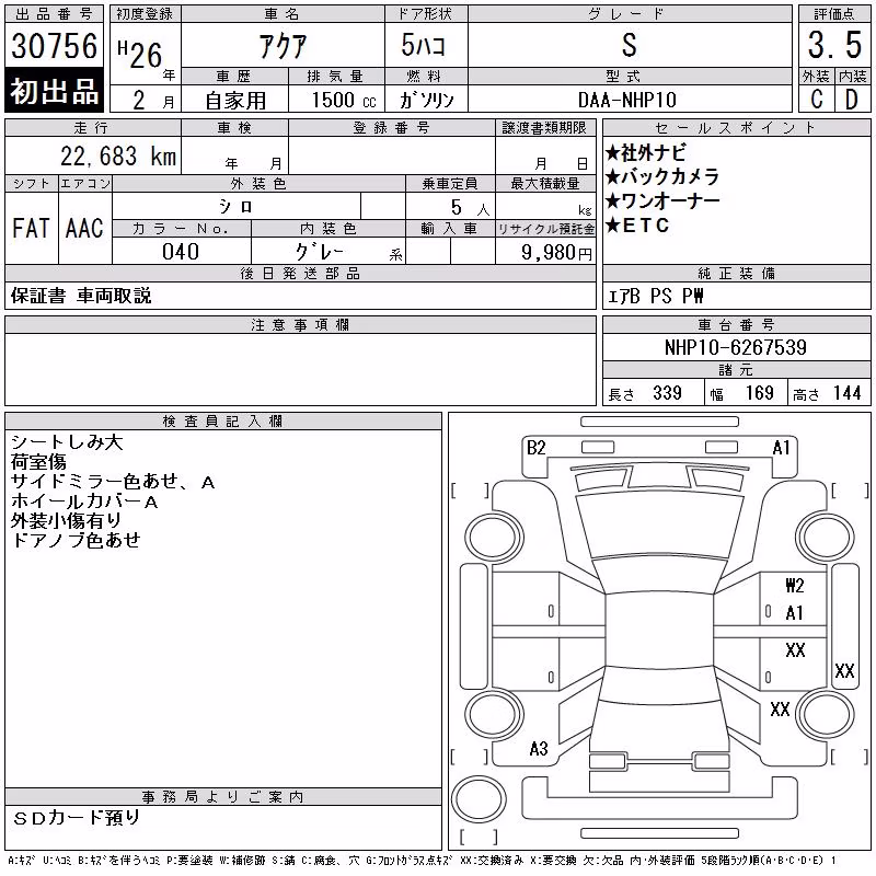 TOYOTA AQUA