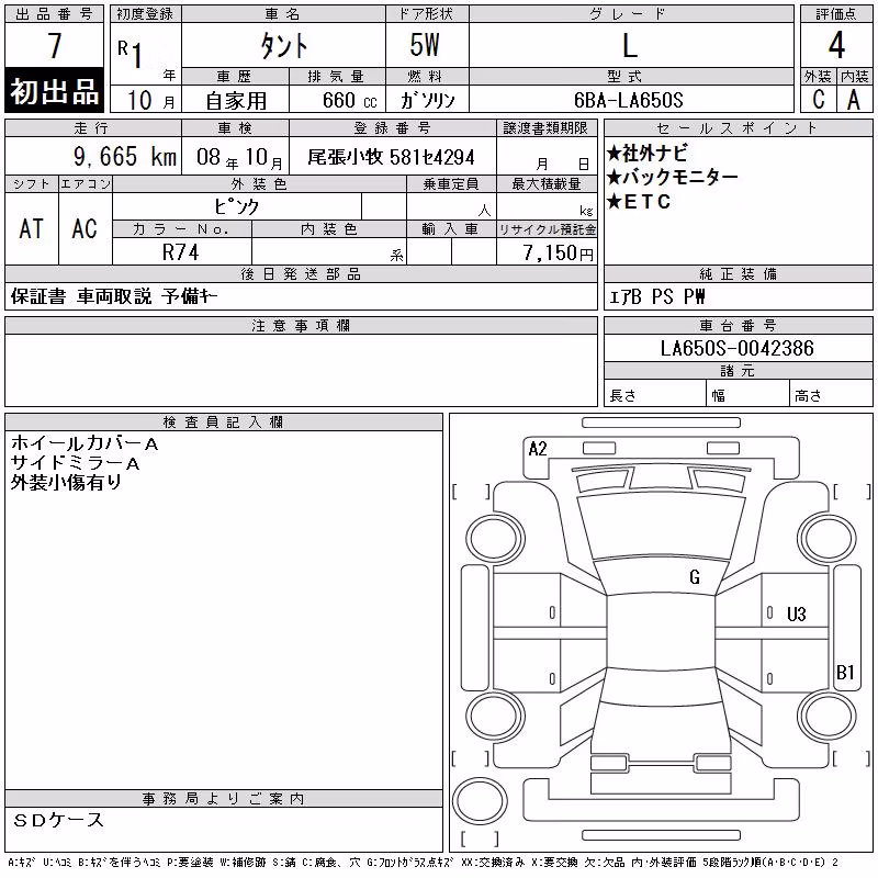 DAIHATSU TANTO