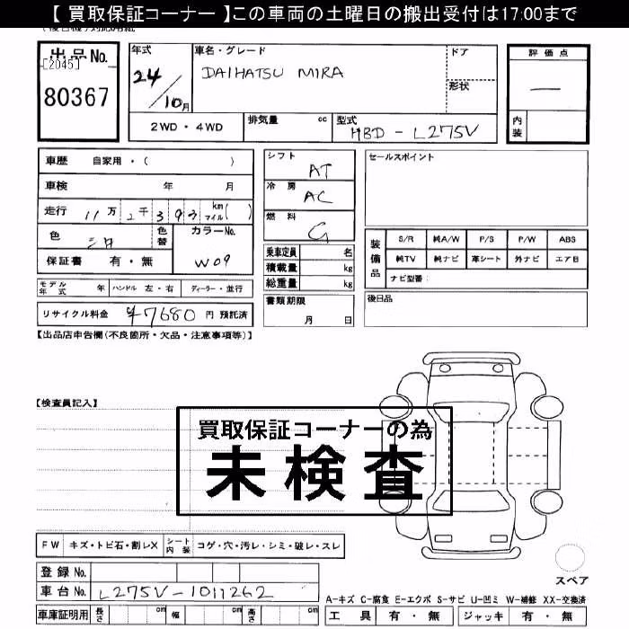 DAIHATSU MIRA