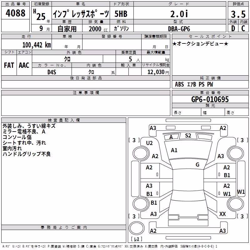 SUBARU IMPREZA