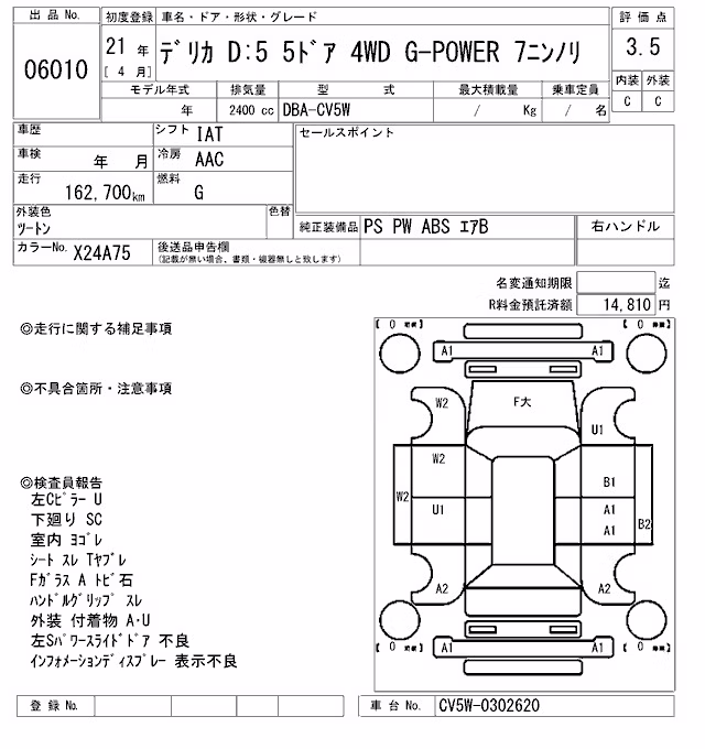 MITSUBISHI DELICA D:5