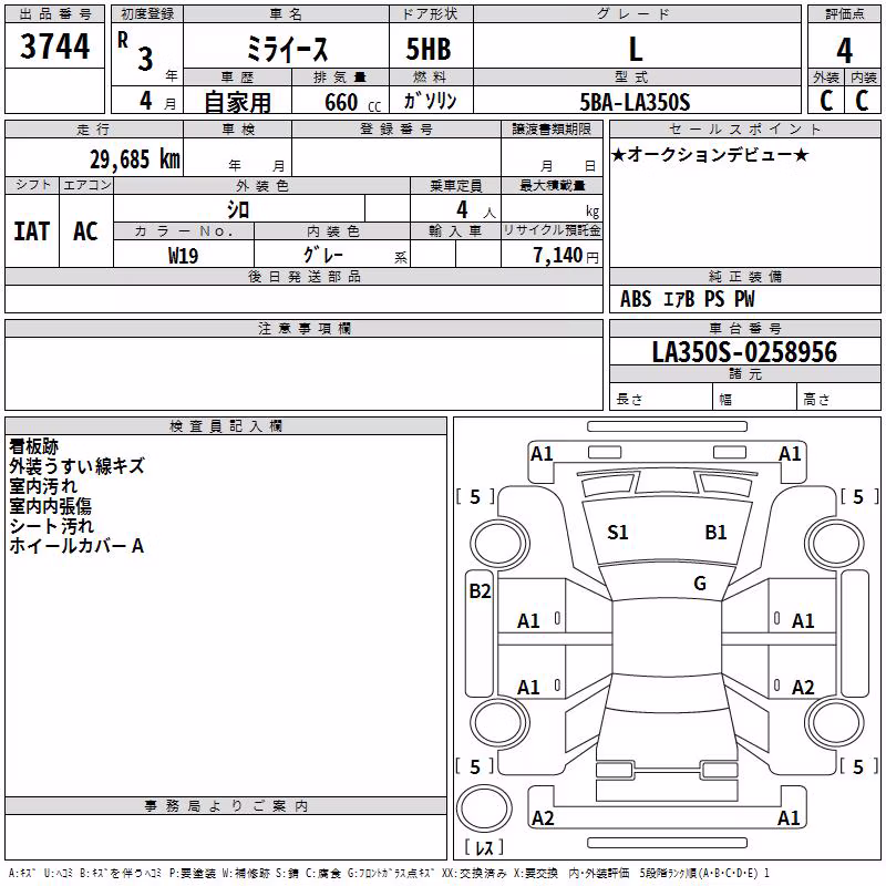 DAIHATSU MIRA E:S