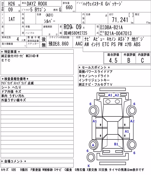NISSAN DAYZ ROOX