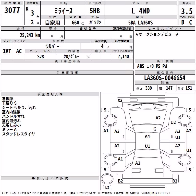 DAIHATSU MIRA E:S