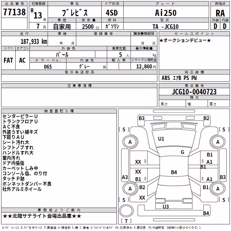 TOYOTA BREVIS