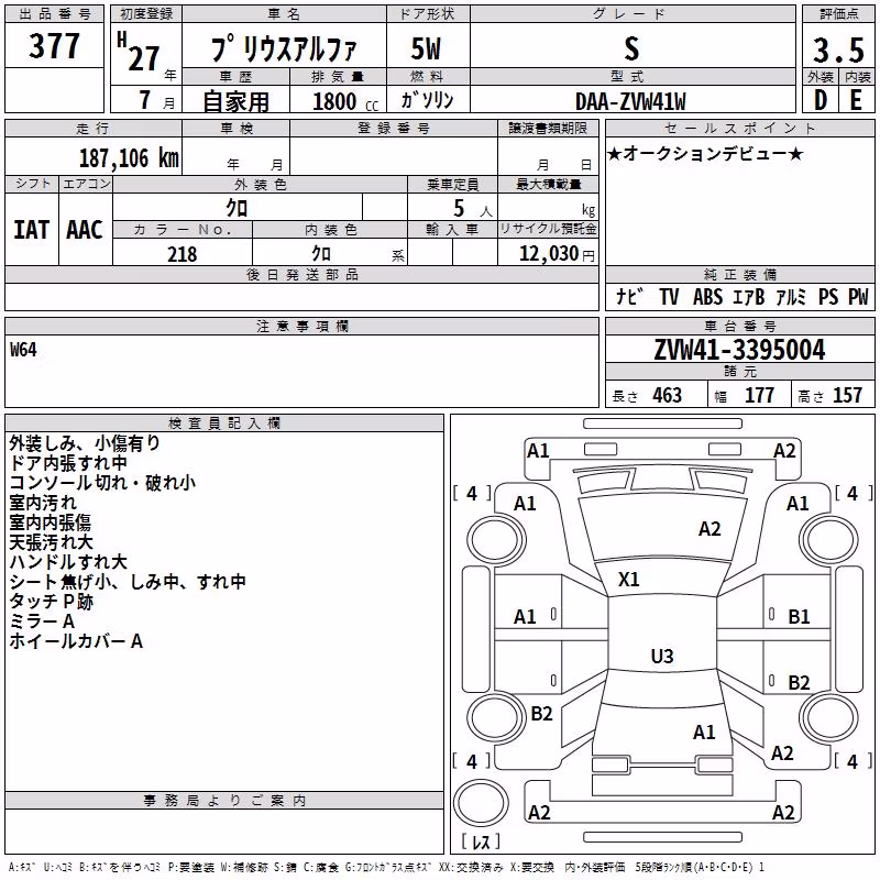 TOYOTA PRIUS ALPHA