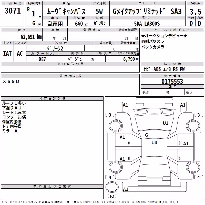 DAIHATSU MOVE CANBUS