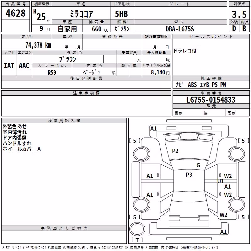 DAIHATSU MIRA COCOA