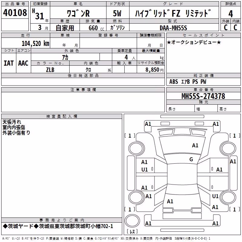 SUZUKI WAGON R