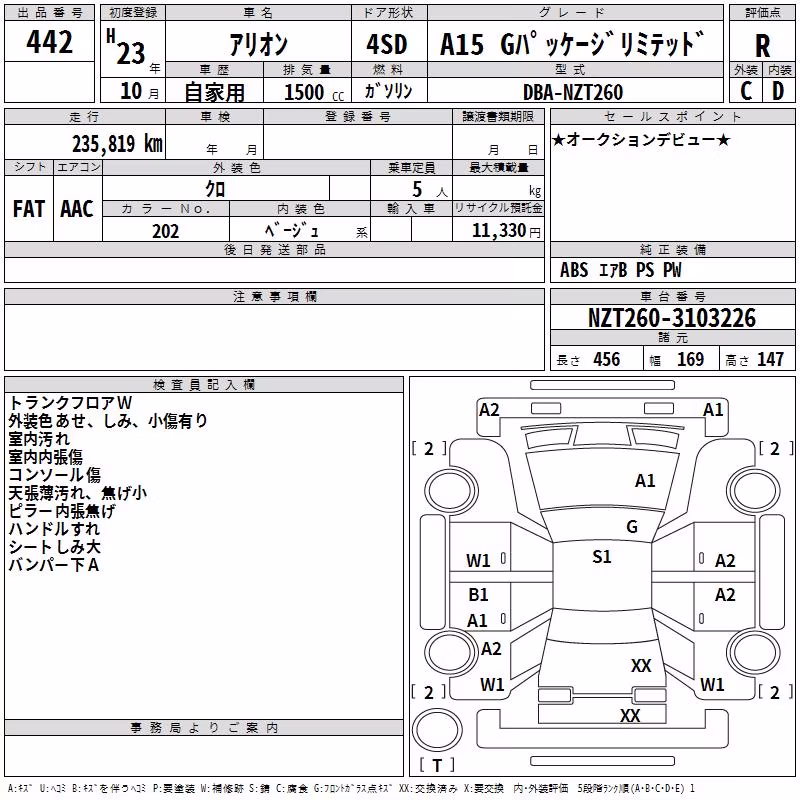 TOYOTA ALLION