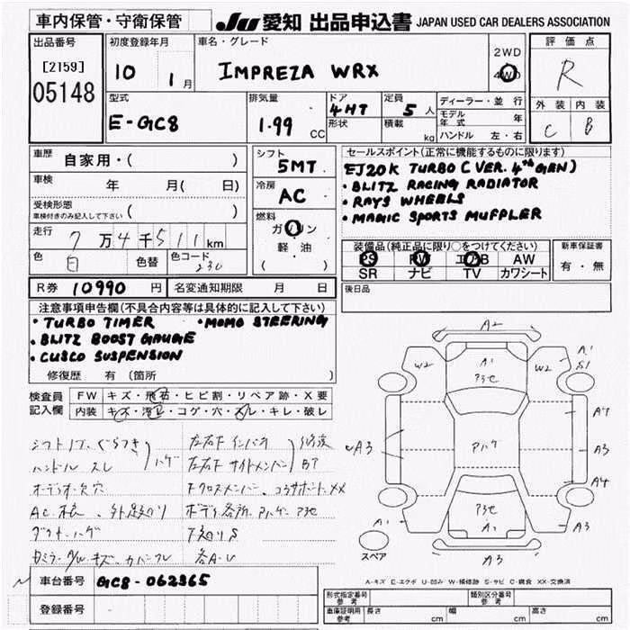 SUBARU IMPREZA