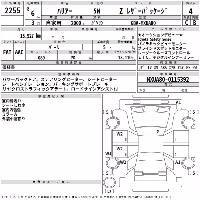 TOYOTA HARRIER