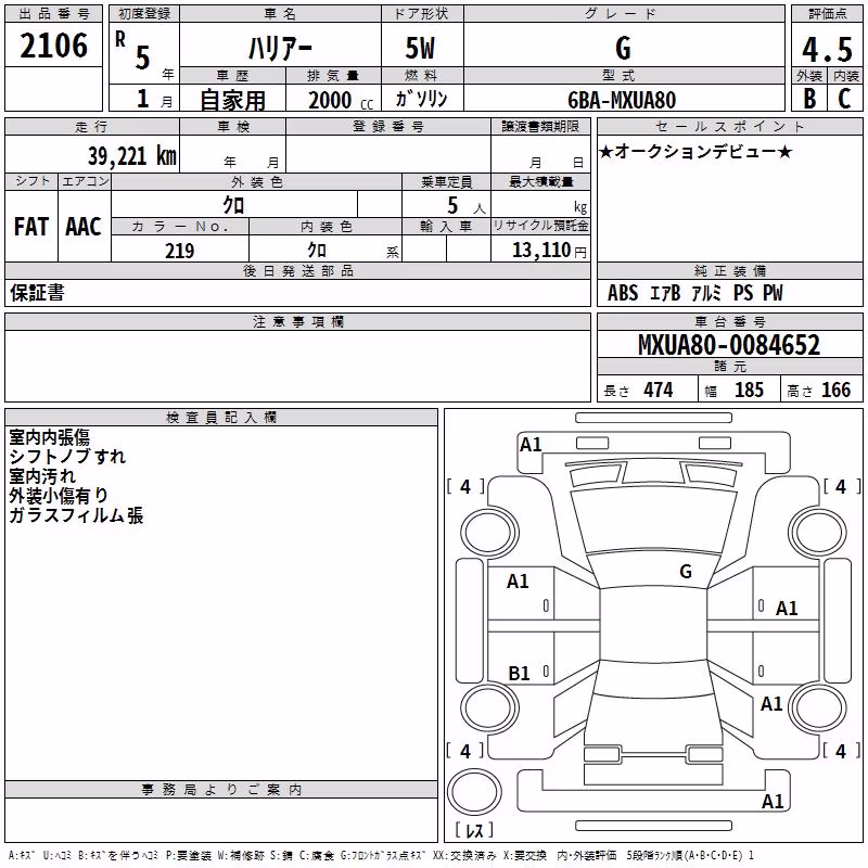 TOYOTA HARRIER