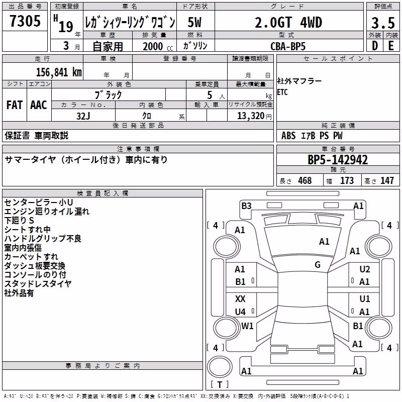 SUBARU LEGACY