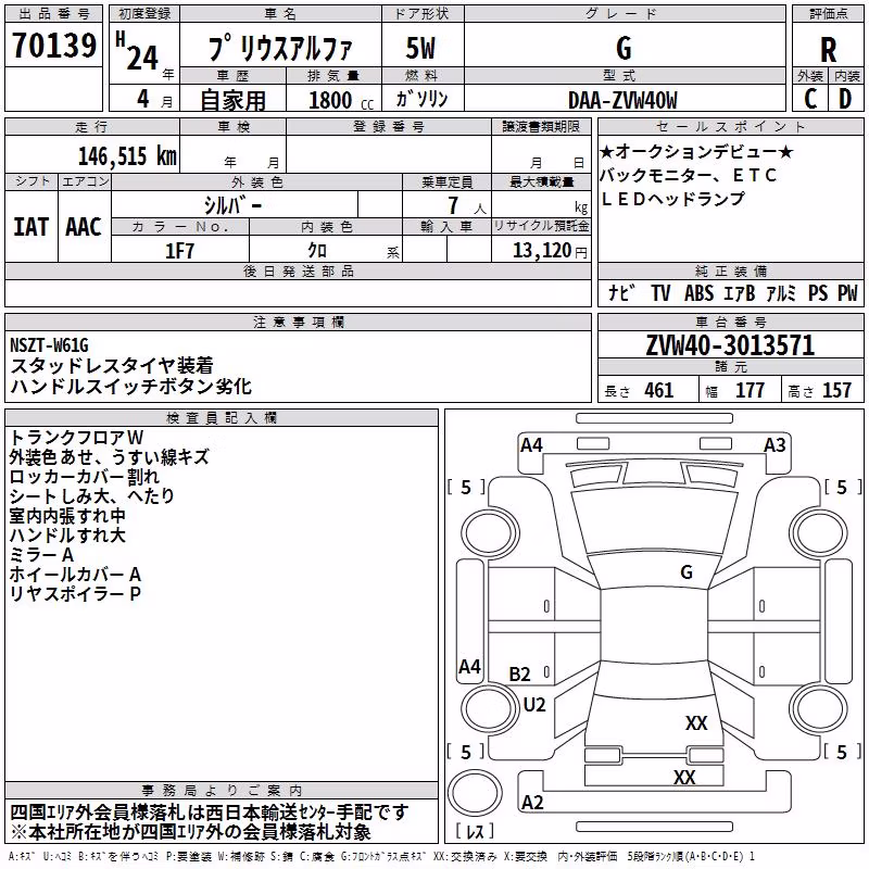 TOYOTA PRIUS ALPHA