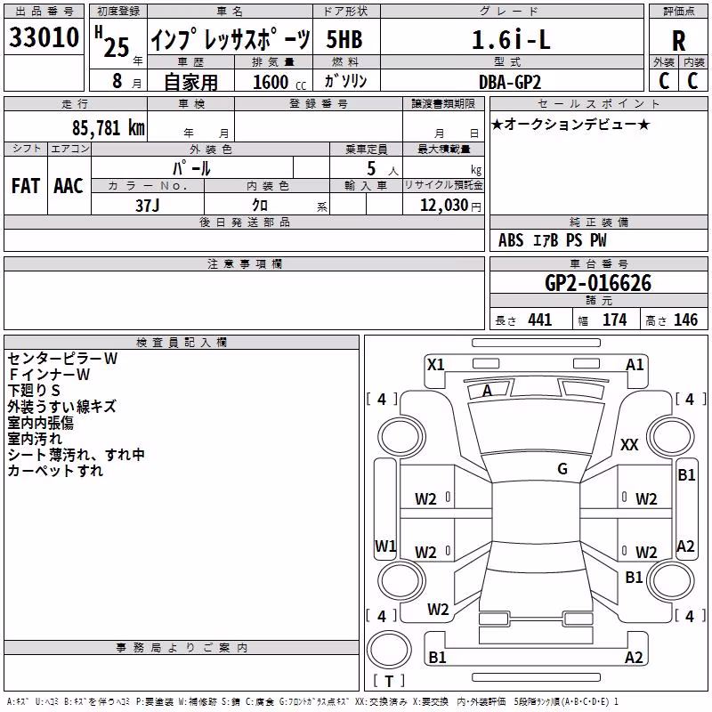 SUBARU IMPREZA