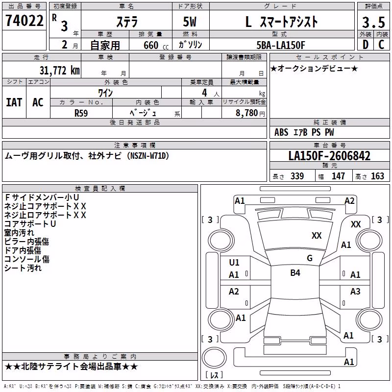 SUBARU STELLA
