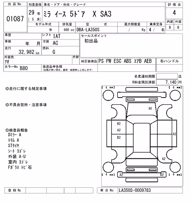 DAIHATSU MIRA E:S