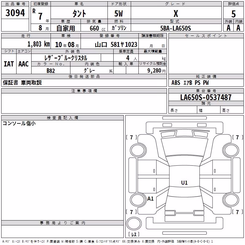 DAIHATSU TANTO