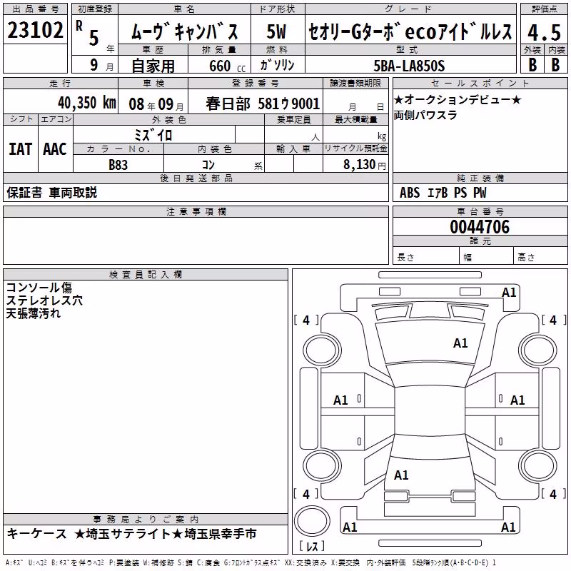 DAIHATSU MOVE CANBUS