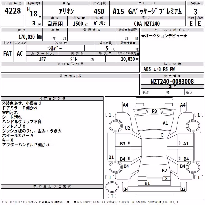 TOYOTA ALLION