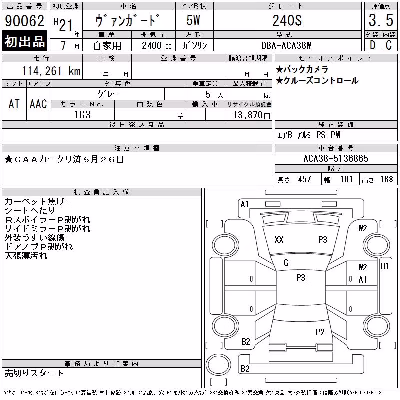 TOYOTA VANGUARD