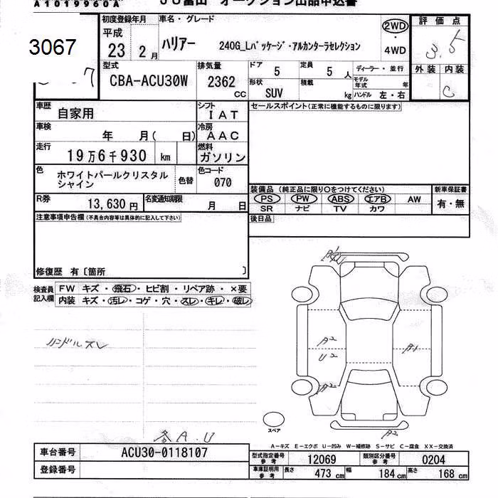 TOYOTA HARRIER