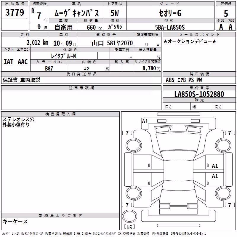 DAIHATSU MOVE CANBUS