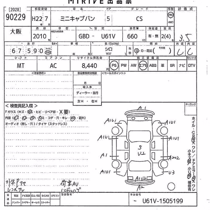 MITSUBISHI MINICAB