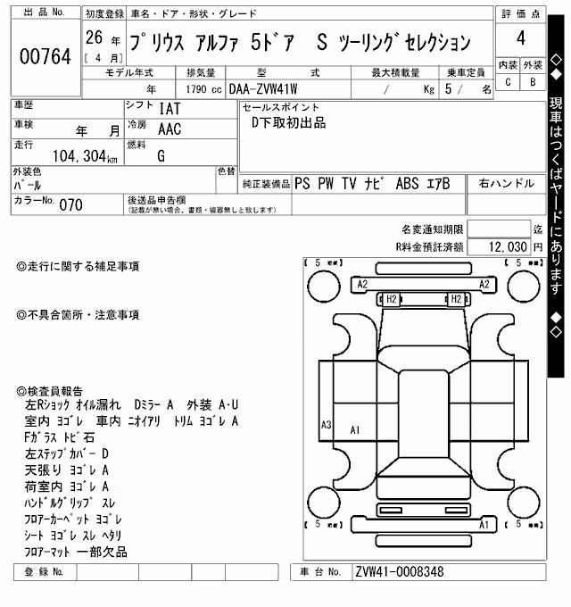 TOYOTA PRIUS ALPHA