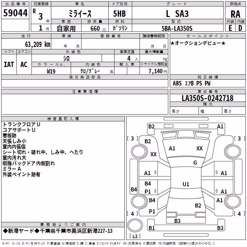 DAIHATSU MIRA E:S