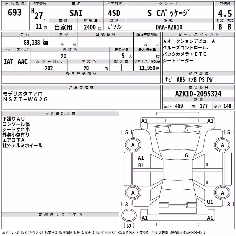 TOYOTA SAI