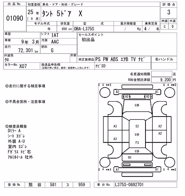 DAIHATSU TANTO
