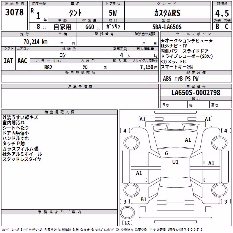 DAIHATSU TANTO