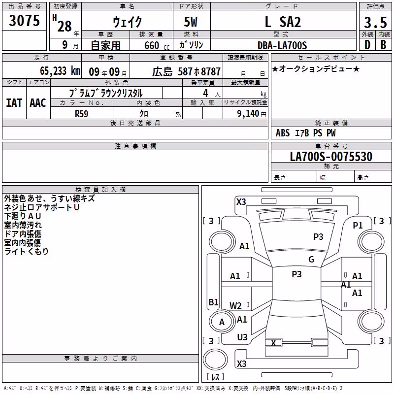 DAIHATSU WAKE