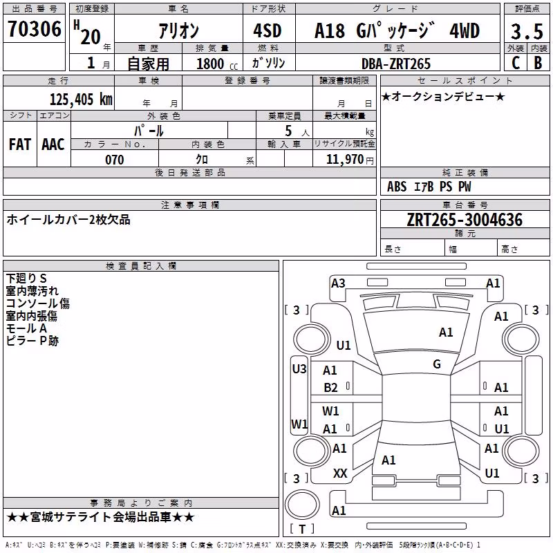 TOYOTA ALLION