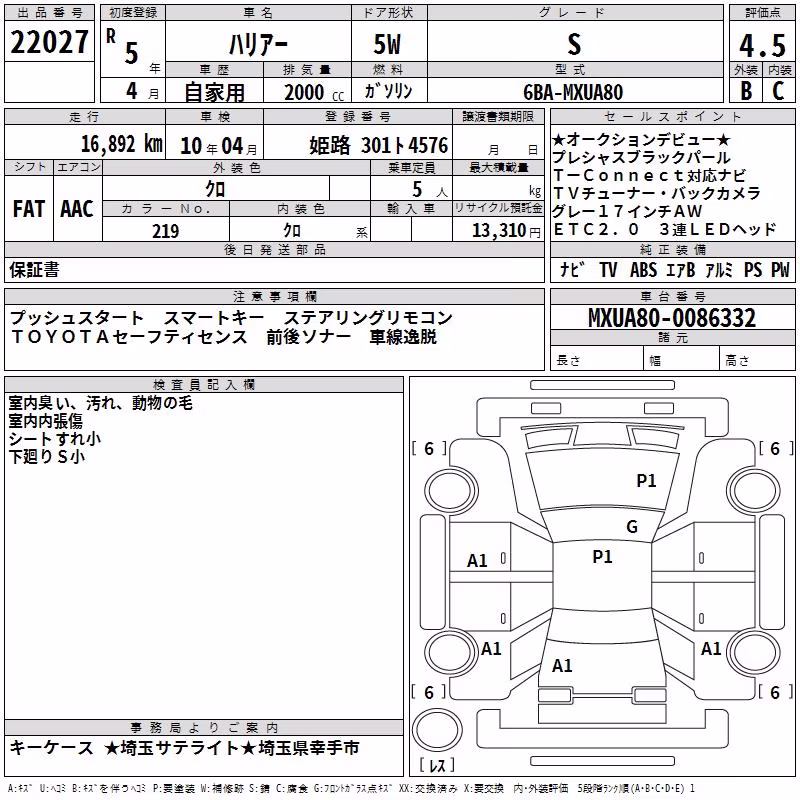 TOYOTA HARRIER