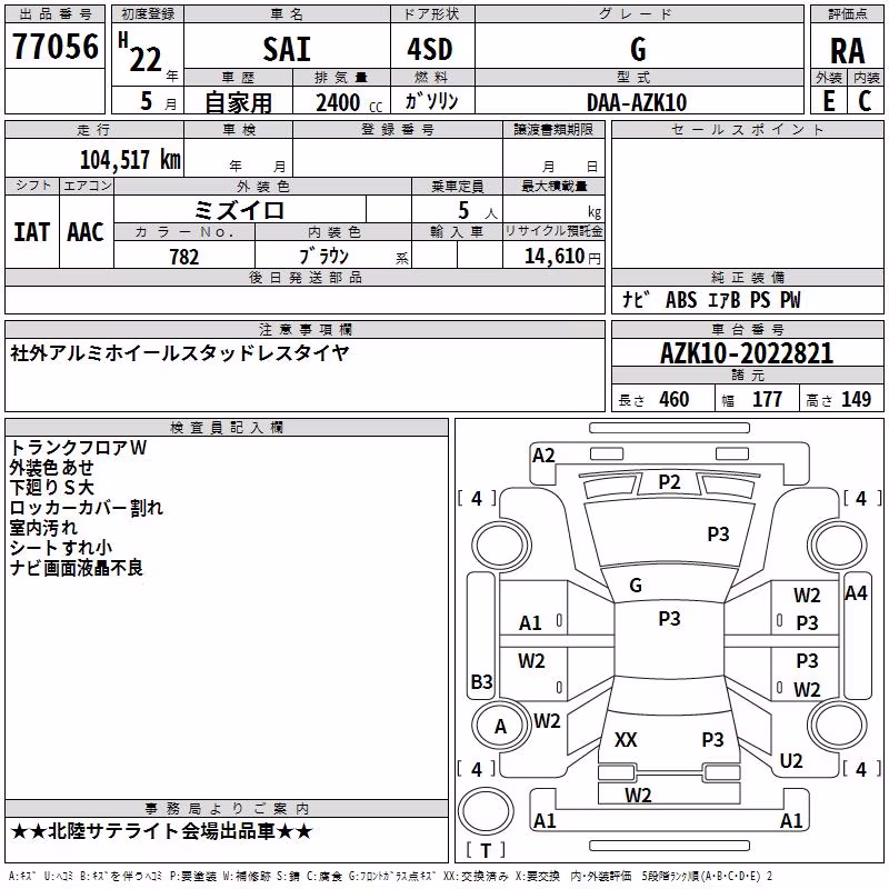 TOYOTA SAI