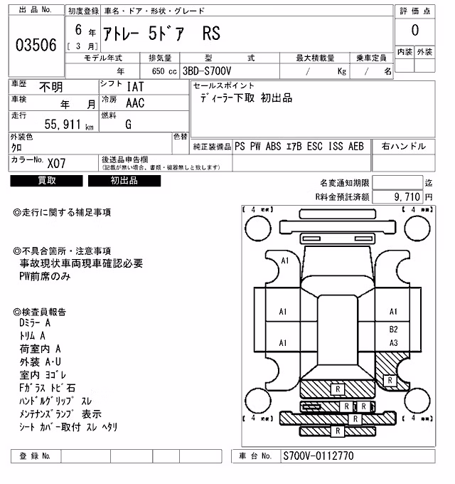 DAIHATSU ATRAI