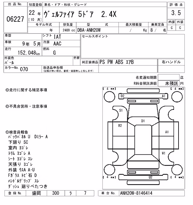 TOYOTA VELLFIRE