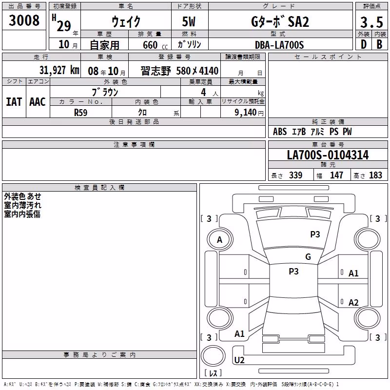 DAIHATSU WAKE
